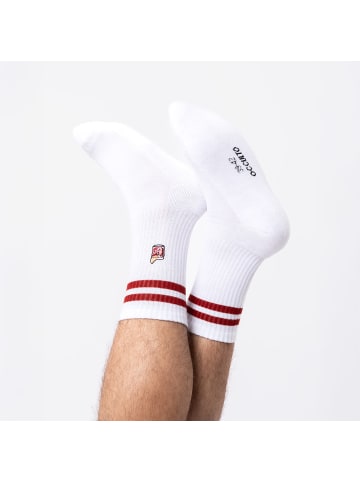 Occulto 3er Pack Motiv Tennissocken mit Streifen Summer in Drinks2