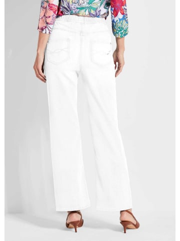 GOLDNER Bequeme Jeanshose VERA in weiß