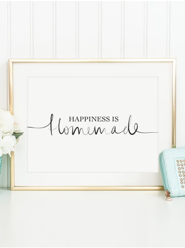 Tales by Jen Poster / Kunstdruck "Happiness is homemade" I Ohne Rahmen