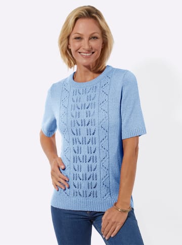 WITT WEIDEN Ajourpullover in himmelblau