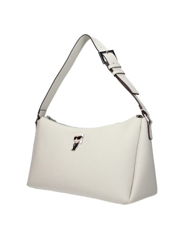 Karl Lagerfeld Grau Leder Schulter Tasche