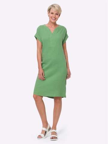 Sieh an! Baumwollkleid in apfel