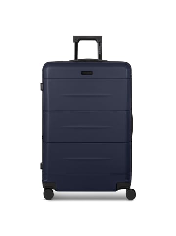 Police London 4 Rollen Trolley 74 cm mit Dehnfalte in dark navy