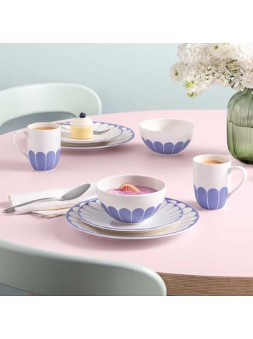 Villeroy & Boch 4er Set Müslischalen Fleur Couleur ø 14,1 cm in Bleu