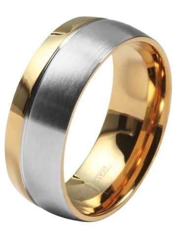 Adeliás Herren Ring aus Edelstahl in silber