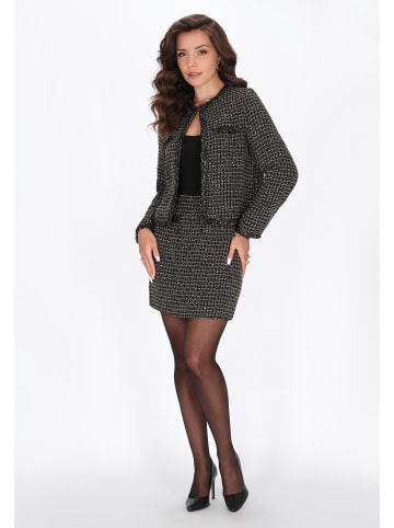 faina Women Jacket in black gold