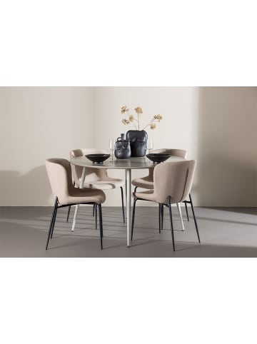 ebuy24 Essgruppe Plaza (5-teilig) Beige 120 x 120 cm