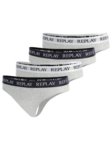 Replay String 4er Pack in Grau