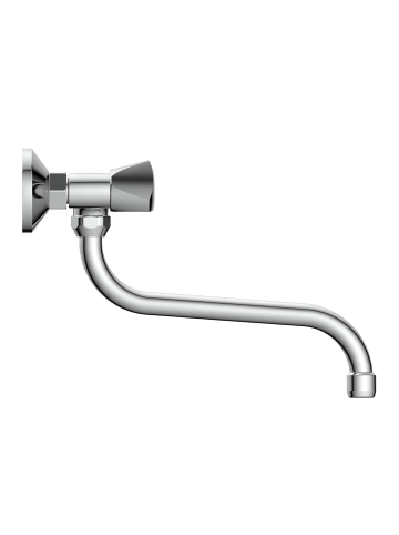 Franz Joseph Schütte CESTI Wand-Spültischarmatur, Chrom