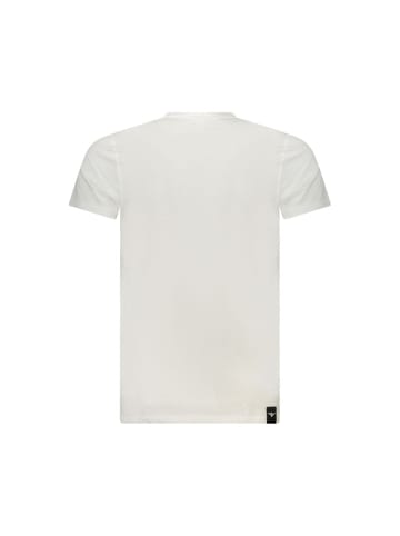 ACCADEMIA MILITARE Weiß Herren T-Shirt aus Baumwolle