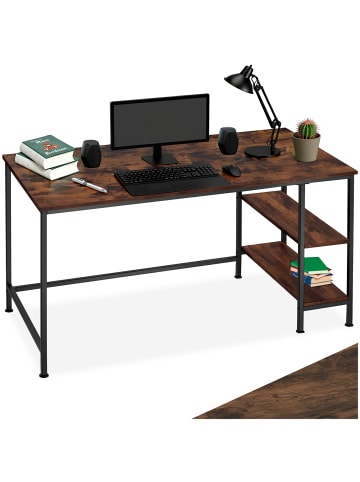 tectake Computertisch Donegal 140x60x76,5cm