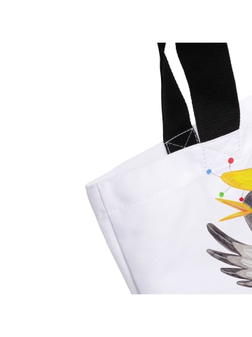 Mr. & Mrs. Panda Tote Bag Rabe Sombrero ohne Spruch in Weiß