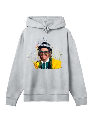 F4NT4STIC Hoodie TV Times Elton John At The Piano 1977 in grau meliert