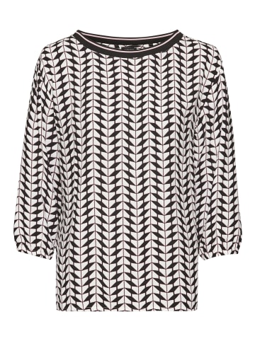 Laura Scott Druckbluse in schwarz-weiß-rosa