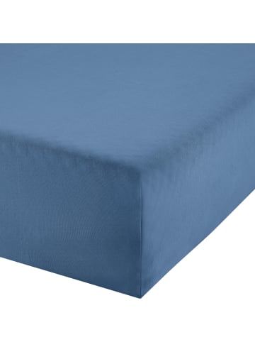 Erwin Müller Boxspring-Spannbettlaken Regensburg in rauchblau