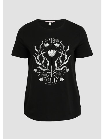QS T-Shirt in 99D0_schwarz