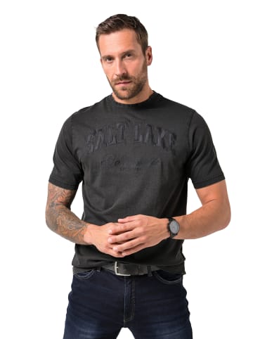 JP1880 Kurzarm T-Shirt in schwarz