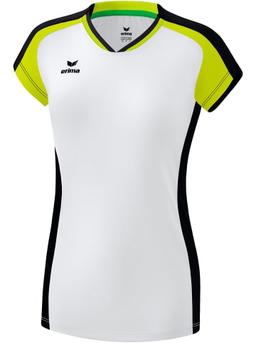 erima Damen Gandia Tanktop in weiß/schwarz/bio lime