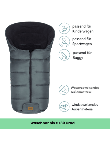 fillikid Winterfußsack Eco BIG in Dunkelgrau