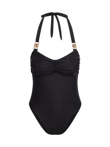 Moda Minx Badeanzug Amour Rouched in Black