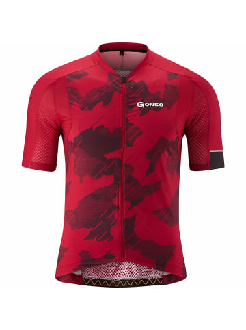 Gonso Radtrikot-1/2-FZ Ardole in Rot