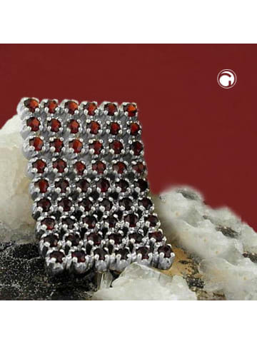 Gallay Anhänger 38x25mm Silber 925 in rot