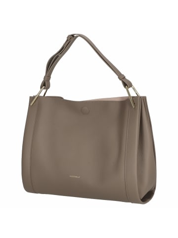 COCCINELLE Wallace - Henkeltasche 36 cm (warm taupe/rosette) in warm taupe rosette