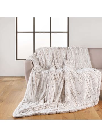 Douceur d’Intérieur Plüschdecke in grau