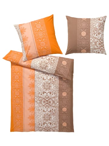 Heine Bettwäsche in terracotta-braun