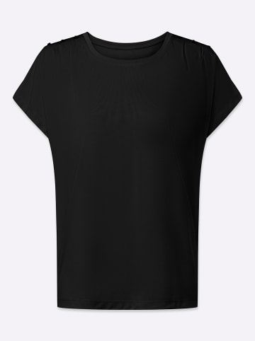 WITT WEIDEN Rundhalsshirt in schwarz