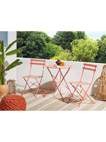 Beliani 3-tlg Bistro Set FIORI in Rot