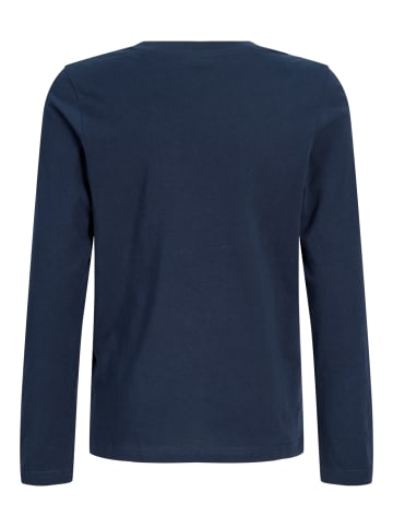 JACK & JONES Junior Longsleeve Print Jjtom in navy blazer
