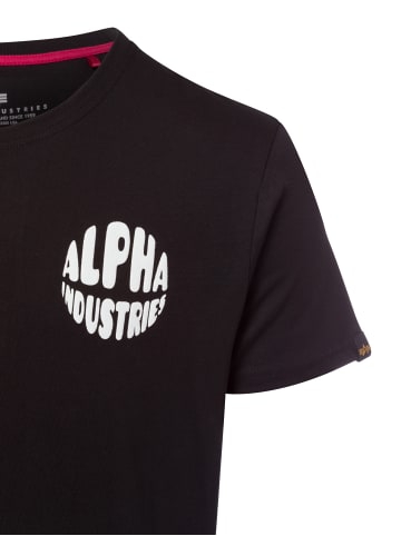 Alpha Industries T-Shirt in schwarz
