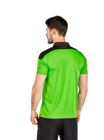 erima Change By Erima Poloshirt in green/schwarz/weiss