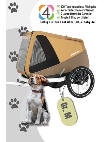 Croozer CROOZER Dog Enna Fahrradanhänger - Farbe: Sundown Yellow
