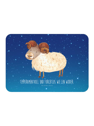 Mr. & Mrs. Panda Magnet Sternzeichen Widder mit Spruch in Sternenhimmel Blau