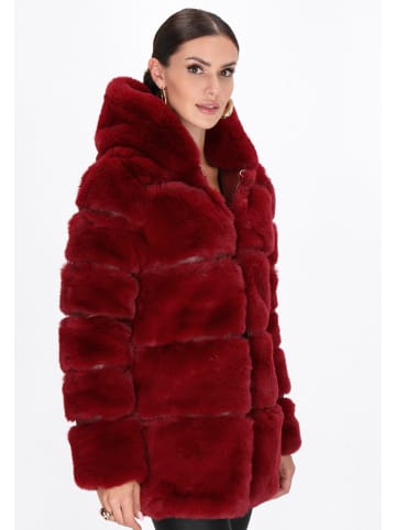 faina Women Jacket in wine red