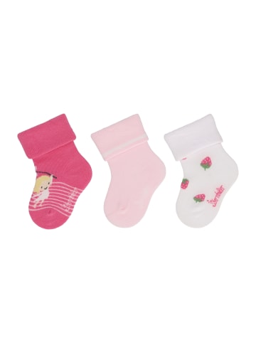 Sterntaler Baby-Socken 3er-Pack Mädchen in pink