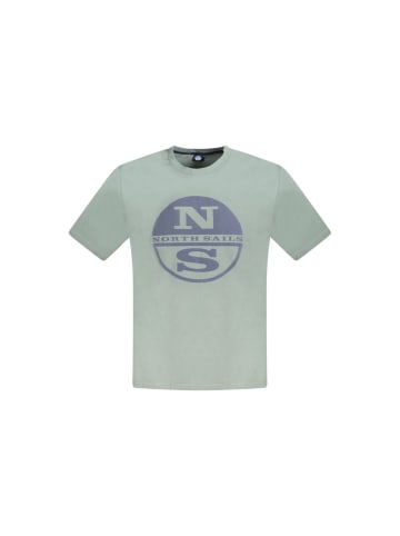 North Sails Grünes Baumwoll-T-Shirt