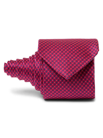 Andrew James Seidenkrawatte in fuchsia - 0002