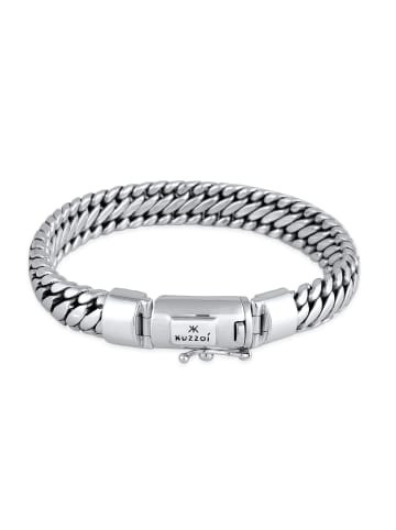 KUZZOI Armband 925 Sterling Silber Twisted in Silber