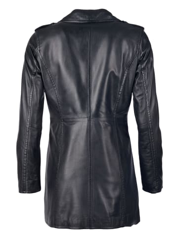 JCC Ledermantel 31020128 in schwarz