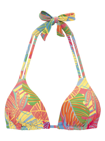 s.Oliver Triangel-Bikini-Top in koralle bedruckt