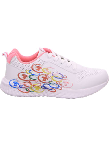 Tom Tailor Lowtop-Sneaker in white/rose