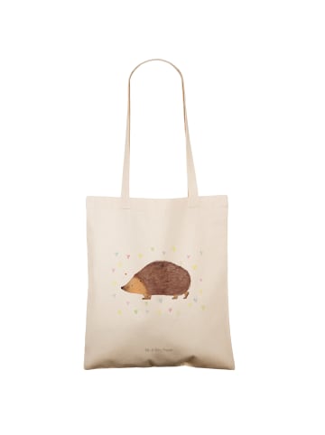 Mr. & Mrs. Panda Tasche Igel Herzen ohne Spruch in Creme