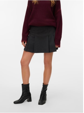 Vero Moda Plissierter Rock in Dark Grey Melange