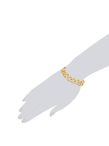 Lulu & Jane Armband Metall-Legierung in gelbgold