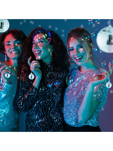 relaxdays 150 x Mini-Discokugel in Silber - Ø 3 cm