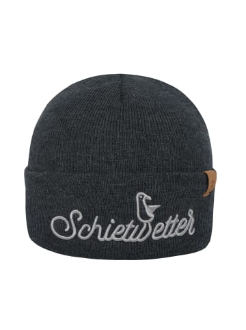 SCHIETWETTER Wintermütze Beanie "Schietwetter" in anthra melange