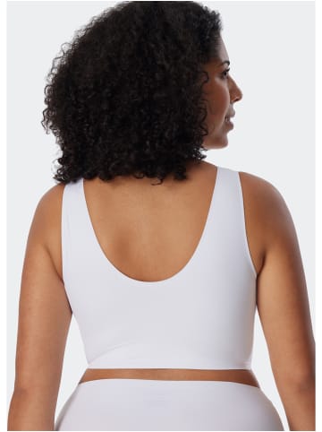 Schiesser Bustier Lasercut Invisible Soft in Weiß